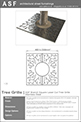 ASF Branch Square Laser Cut Tree Grille